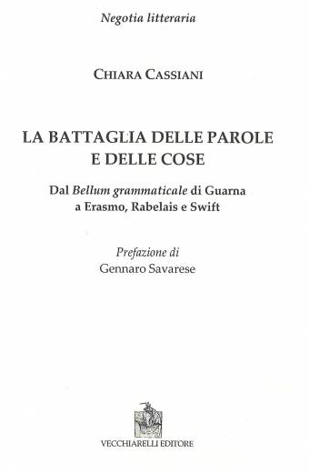 Battaglia (La) delle parole e delle cose