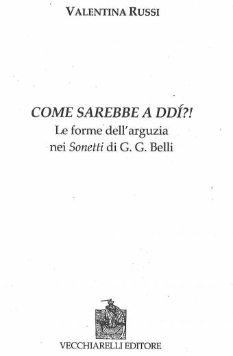 Come sarebbe a ddì?! Le forme dell'arguzia