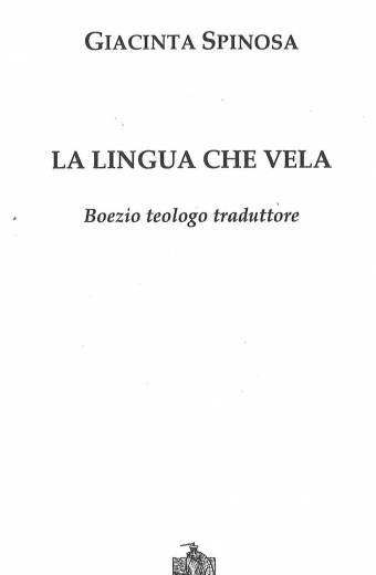 Lingua (La) che vela. Boezio teologo