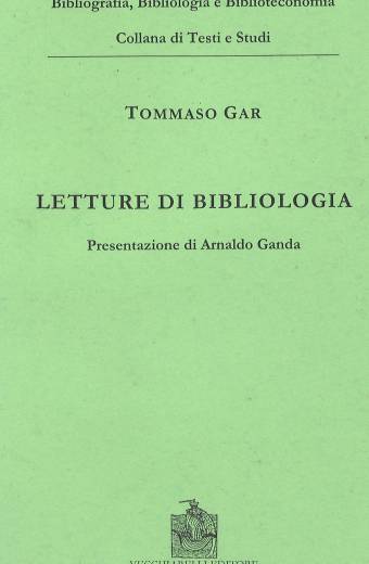 Letture di bibliologia