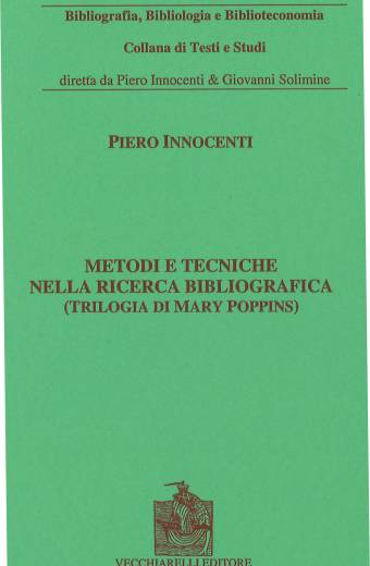 Metodi e tecniche della ricerca bibliografica