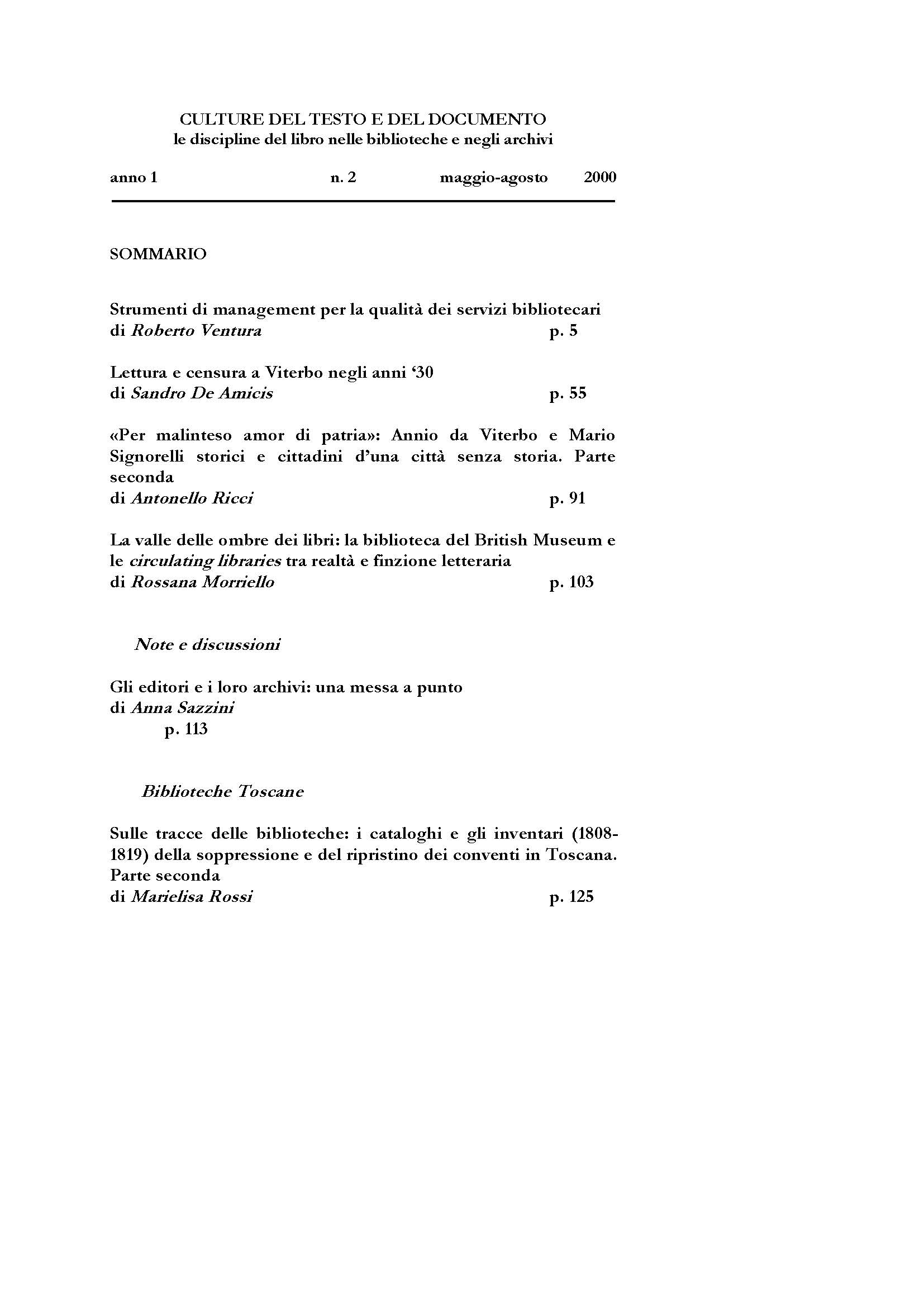 Culture del testo e del documento 2, 2000 - immagine 2