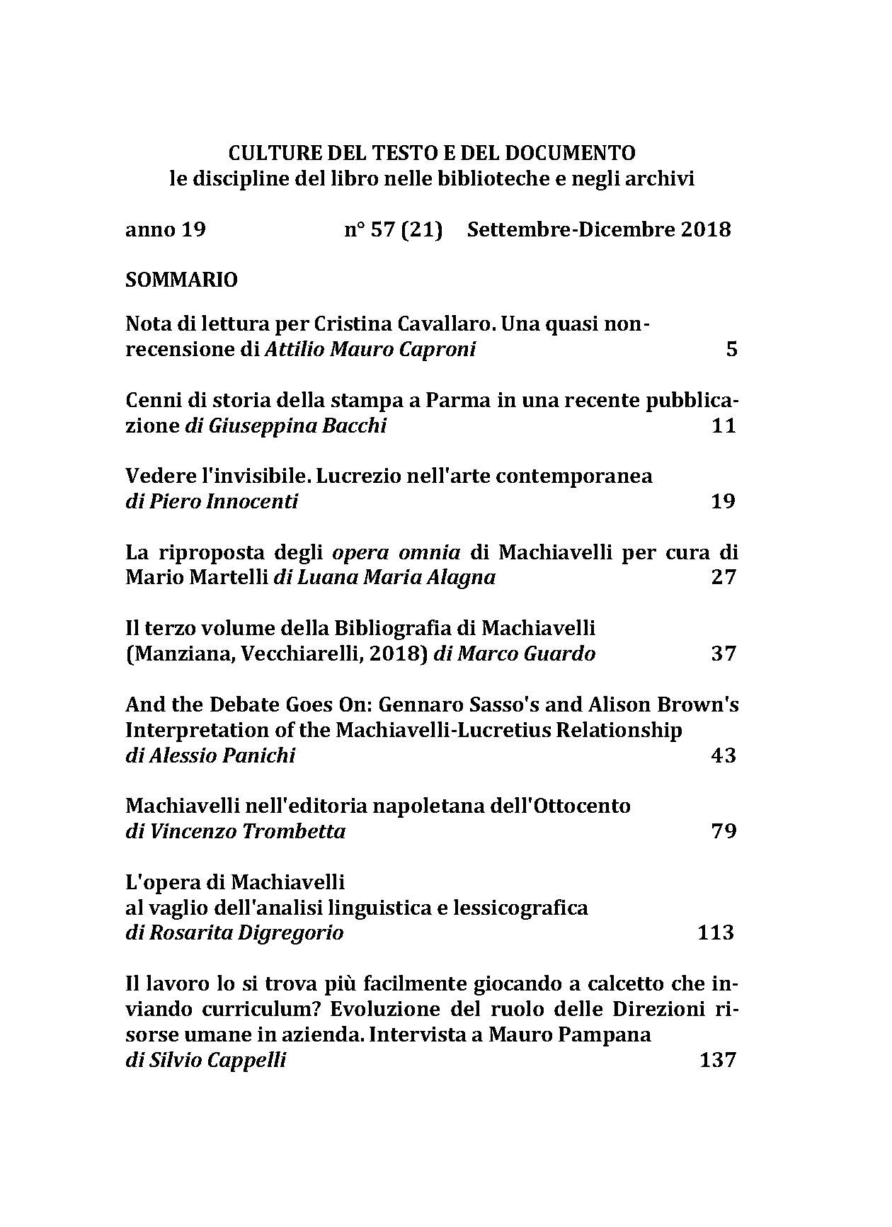Culture del testo e del documento 57, 2018 - immagine 2