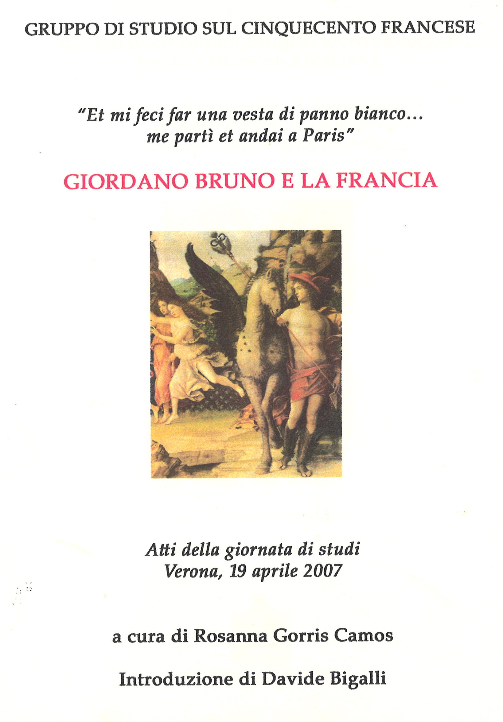 Giordano Bruno e la Francia