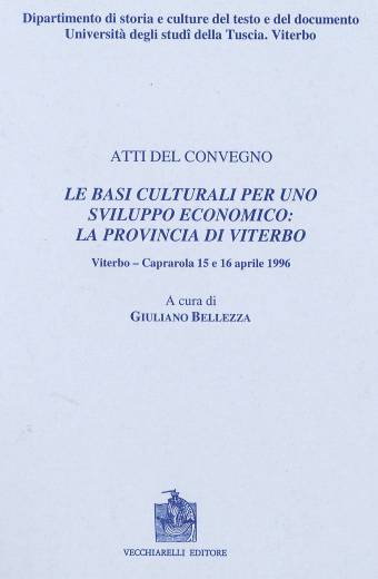 Basi (Le) culturali per uno sviluppo economico