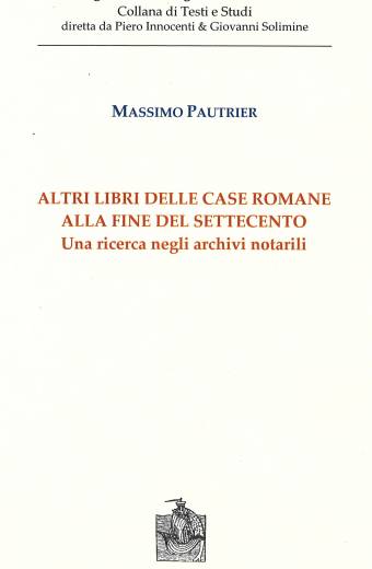 Altri libri elle case romane alla fine del Settecento