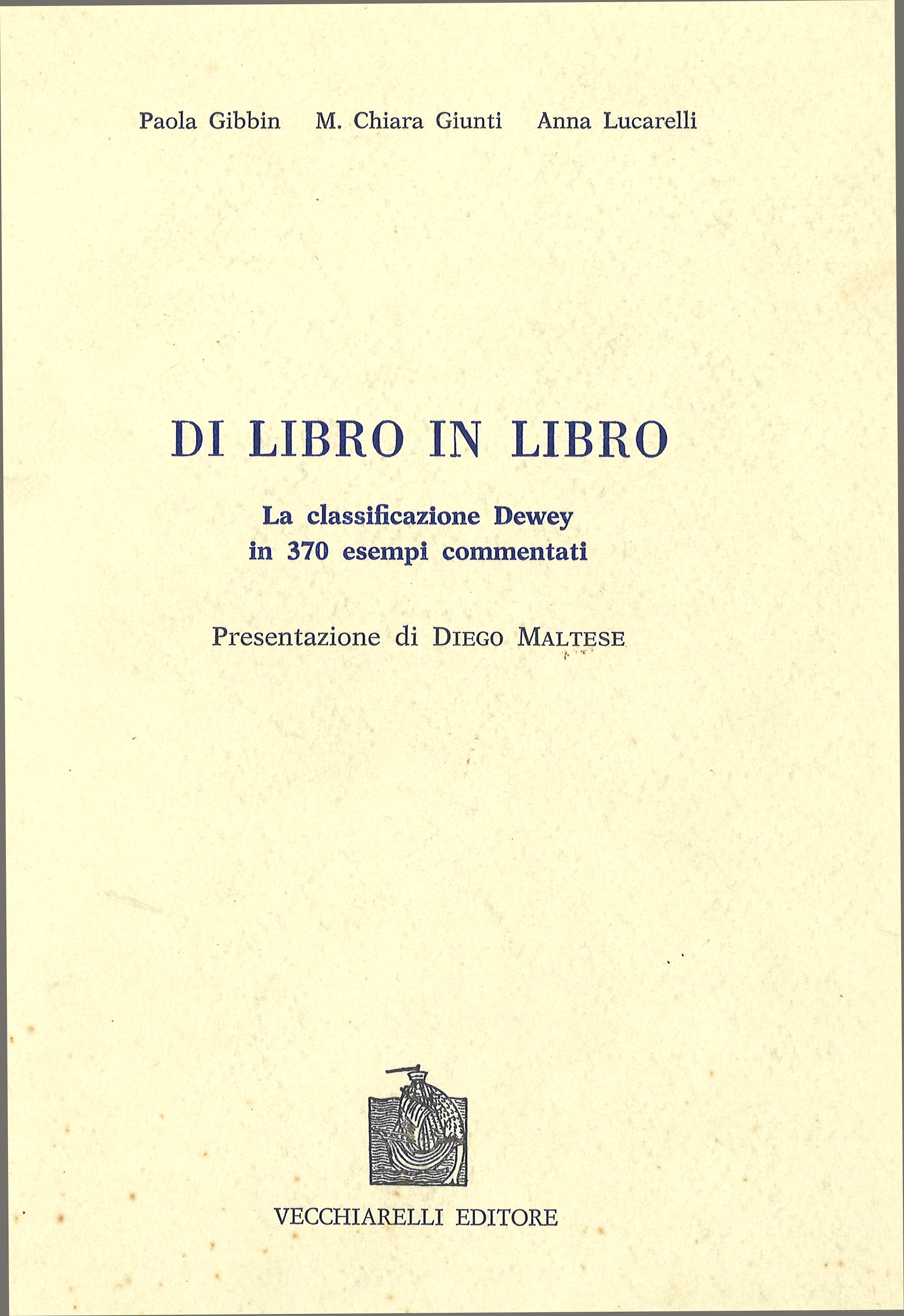 Di libro in libro. La classificazione Dewey