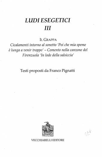 Ludi esegetici III
