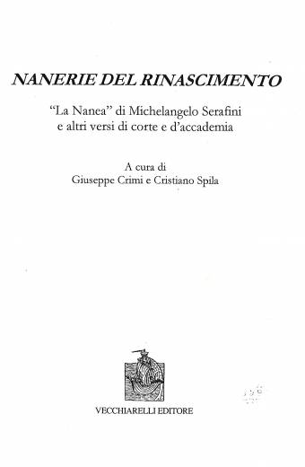 Nanerie del Rinascimento