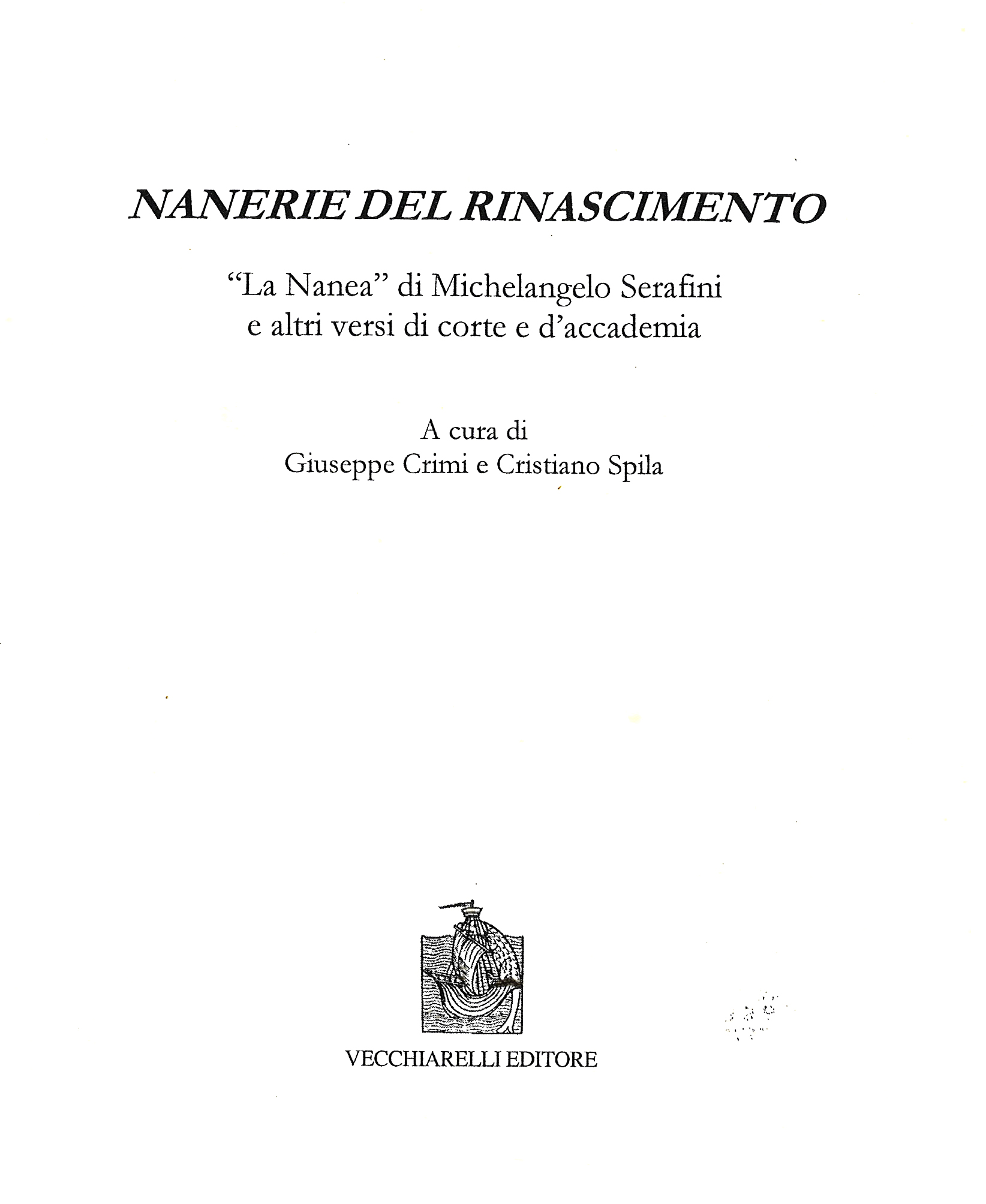 Nanerie del Rinascimento