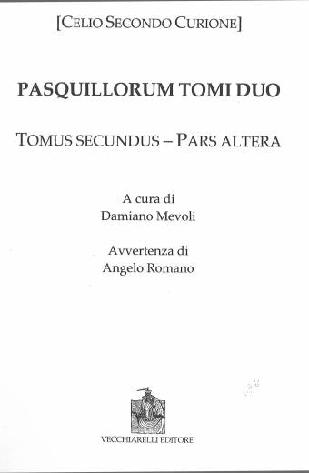 Pasquillorum Tomi  Duo. Tomus secundus