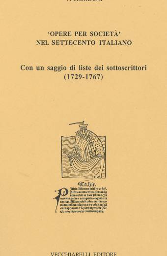 Opere per società nel Settecento italiano