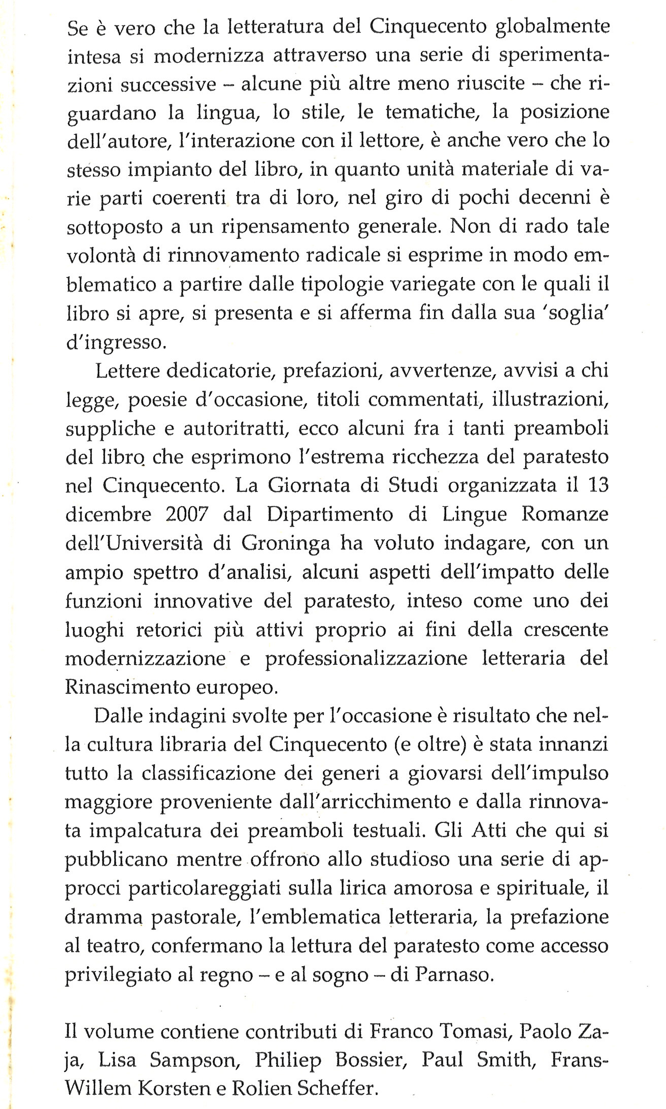 Soglie testuali. Funzioni del paratesto - immagine 2