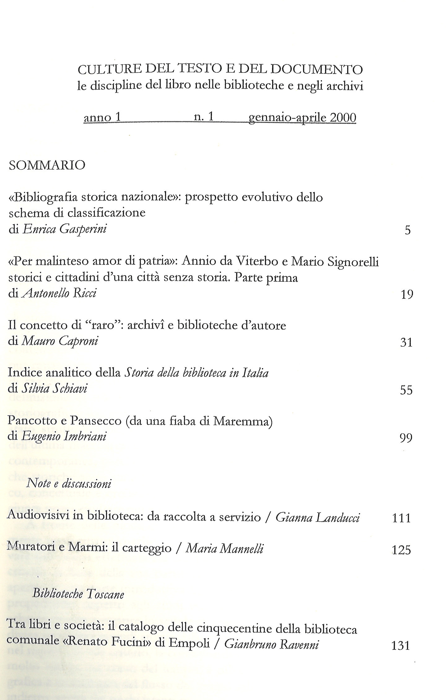 Culture del testo e del documento 1, 2000 - immagine 2