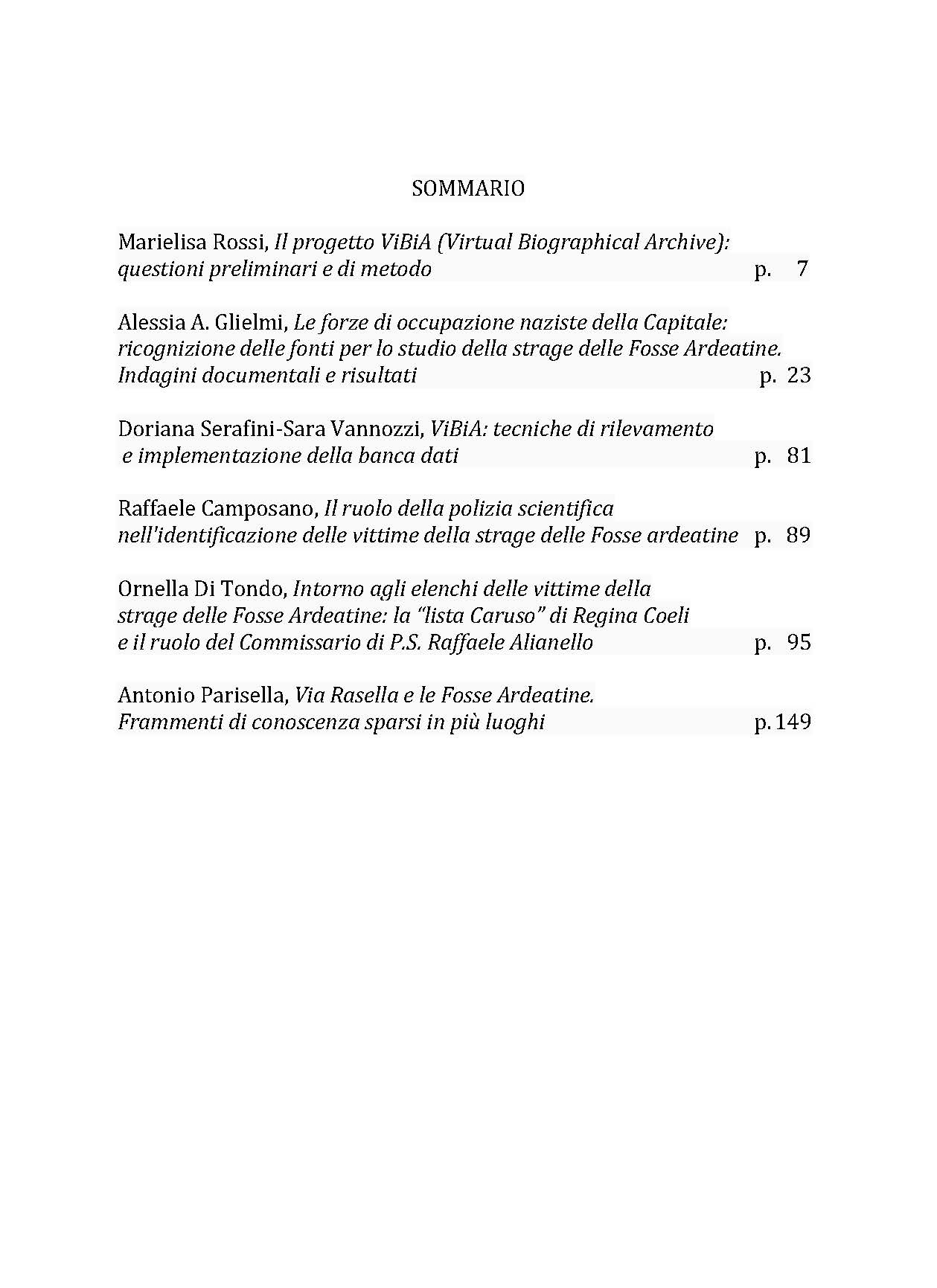 Archivio virtuale Fosse Ardeatine - immagine 2