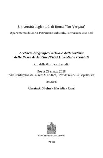 Archivio virtuale Fosse Ardeatine