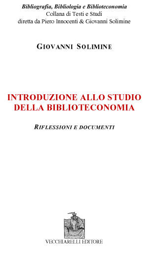 Introduzione allo studio della biblioteconomia