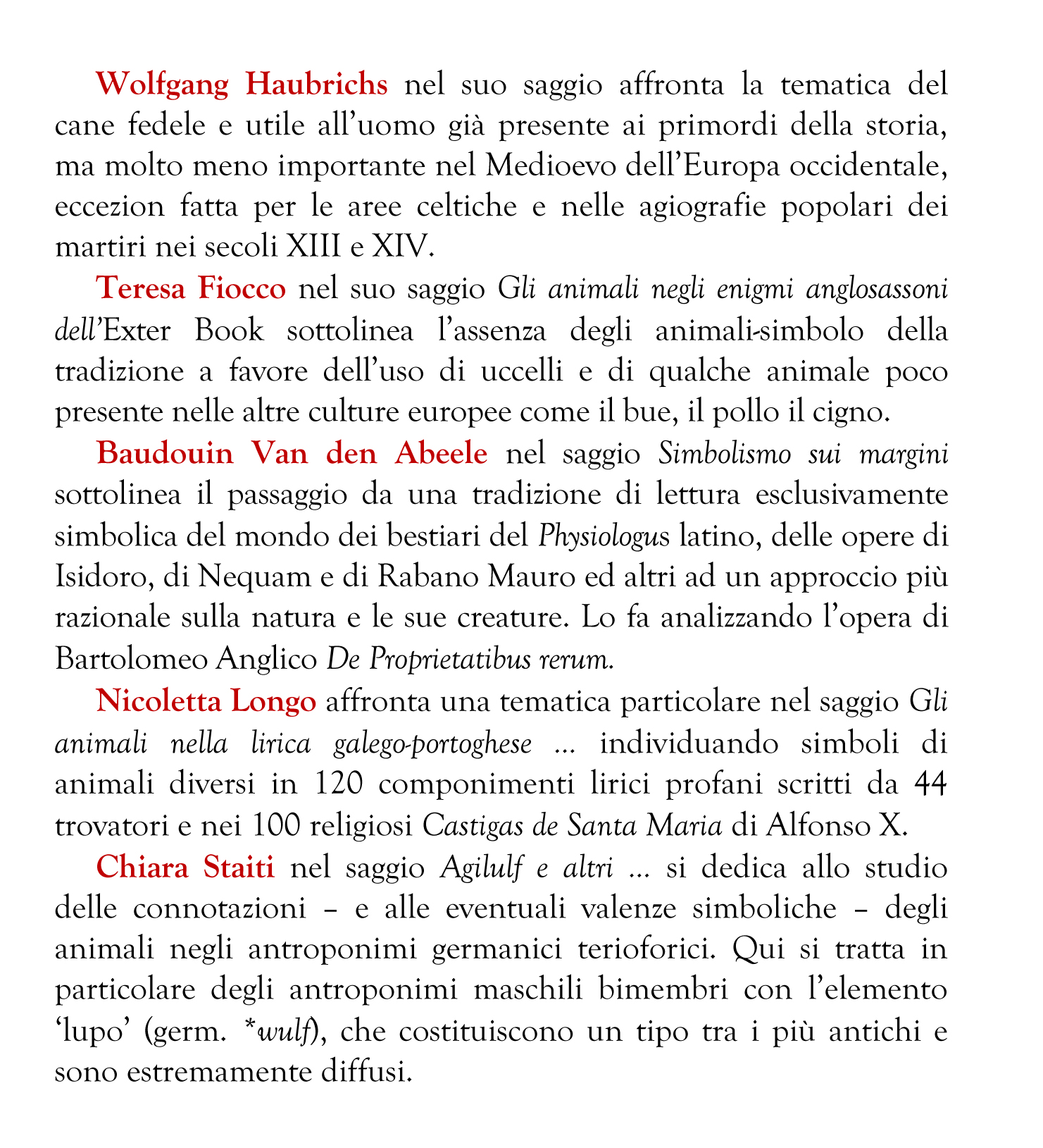 La tradizione medievale del simbolismo animale nell'Europa Occidentale II - immagine 2