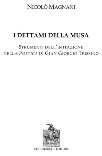 Dettami (I) della musa. Poetica di Trissino