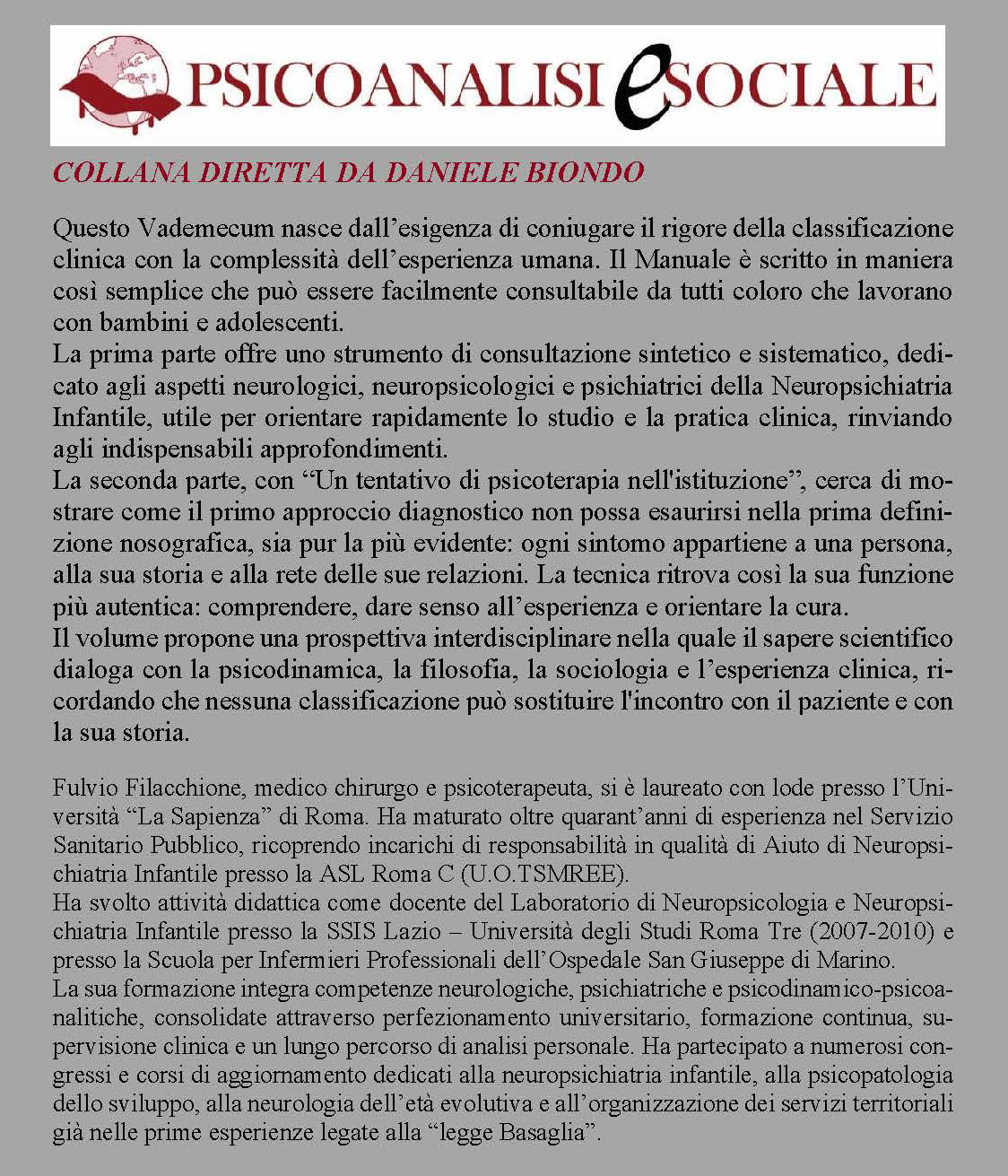 Vademecum di neurologia, neuropsicologia, psichiatria psicodinamica dell'età evolutiva - immagine 2