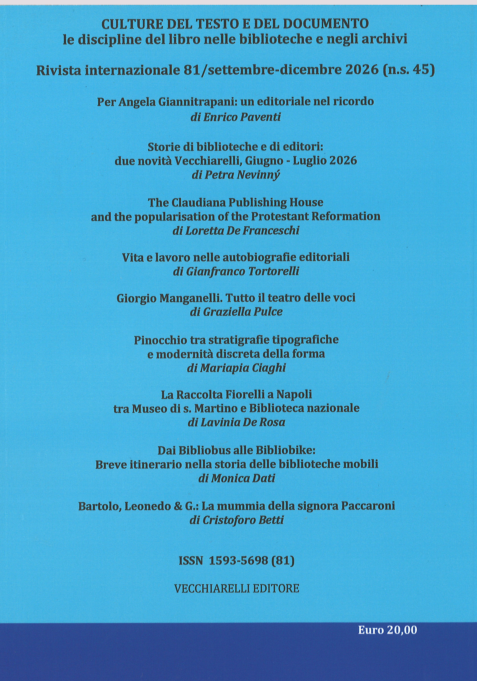 Culture del Testo e del Documento. 81/2026 (n.s. 45) - immagine 3